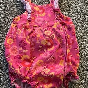 Carter's Pink Floral Baby Romper